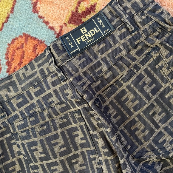 Fendi Zucca Pattern Trousers - Picture 8 of 9